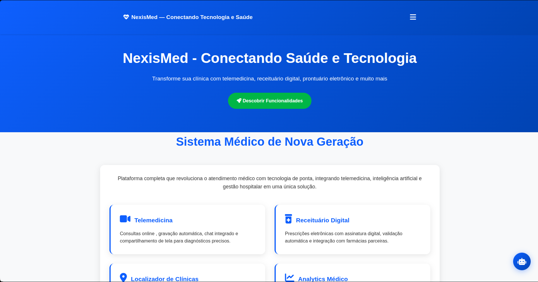 Sistema Médico - NexisMed